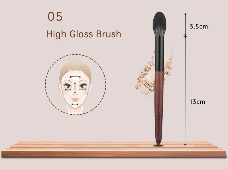 Angled Eyeliner Brush Details