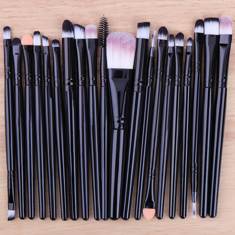 High Quality 20 Pcs Makeup Brush Set Private Label Wholesale Eyeshadow Tool Face Concealer Blush