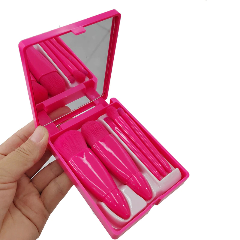 5Pcs Makeup Brushes Tool Set Cosmetic Powder Eye Shadow Foundation Blush Blending Soft Fluffy Make up Brush