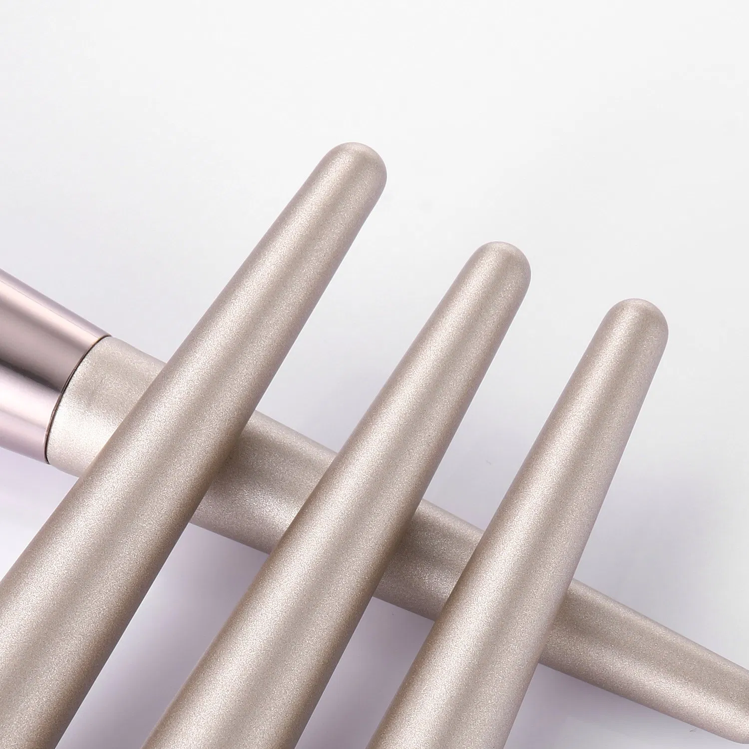 10PCS Champagne Gold Makeup Brushes Set for Cosmetic Foundation Powder Eye Shadow Kabuki Make up Brush Beauty Tool