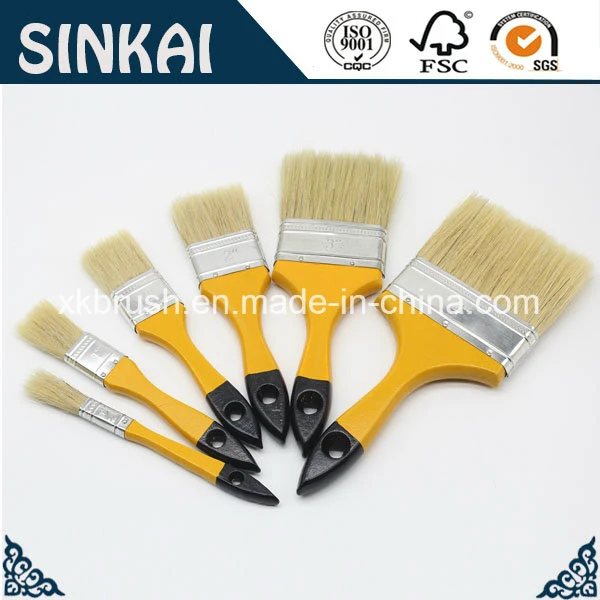 Natural Pig Hair Brush with Wooden Paintbrush