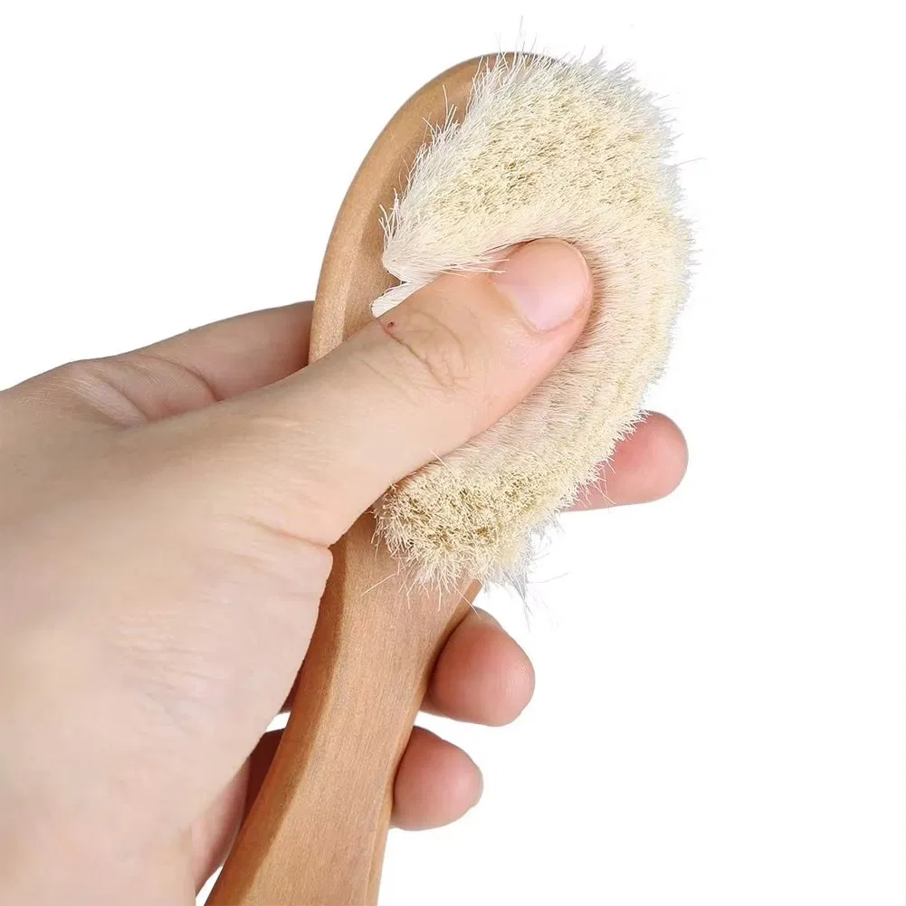 Custom Natural Wool Brush Wooden Baby Hair Brush, High Quality Brushes Set Newborns Gift