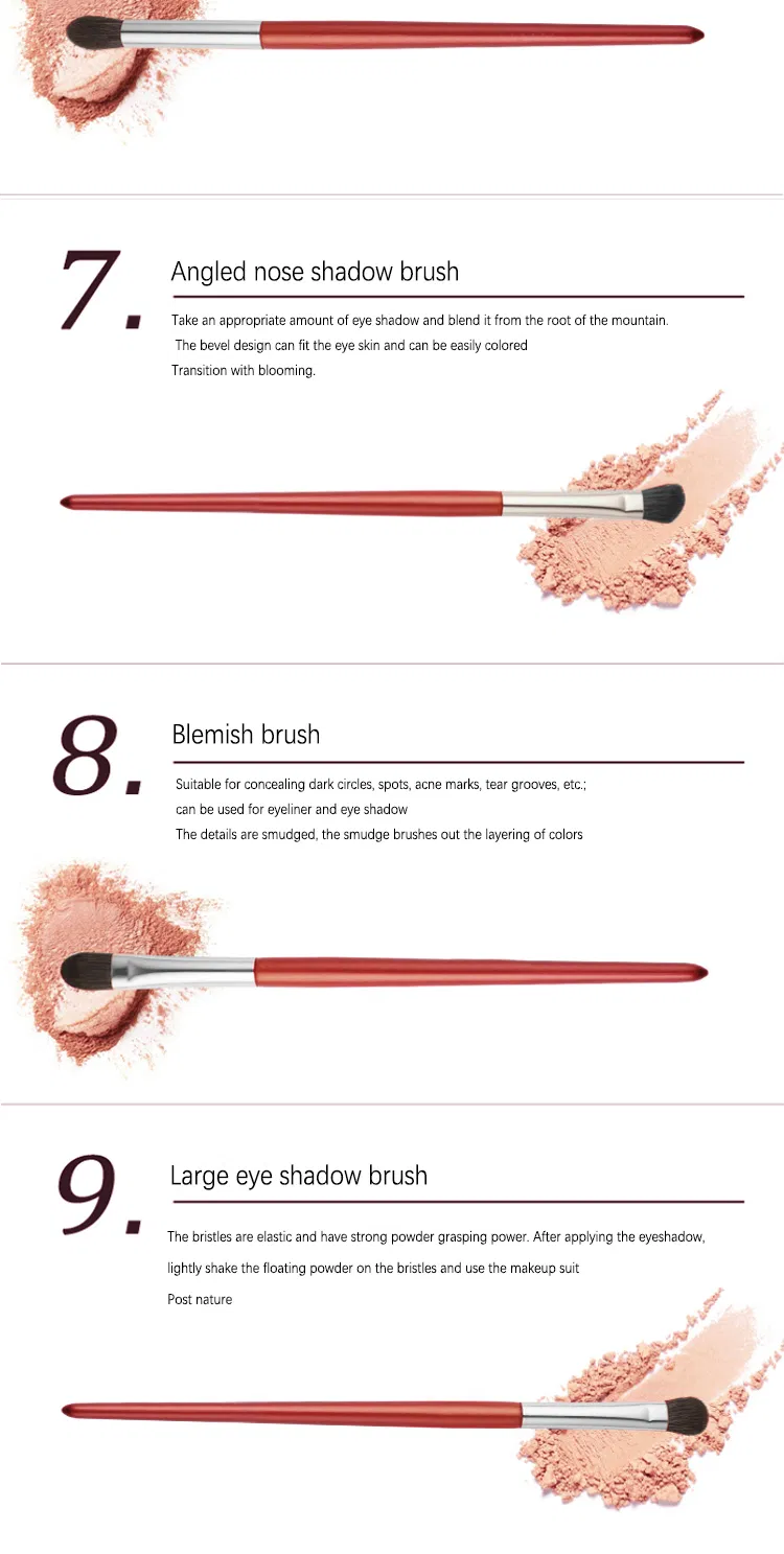 12 Piece Luxury Makeup Brush Set Private Label Makeup Brushes Set