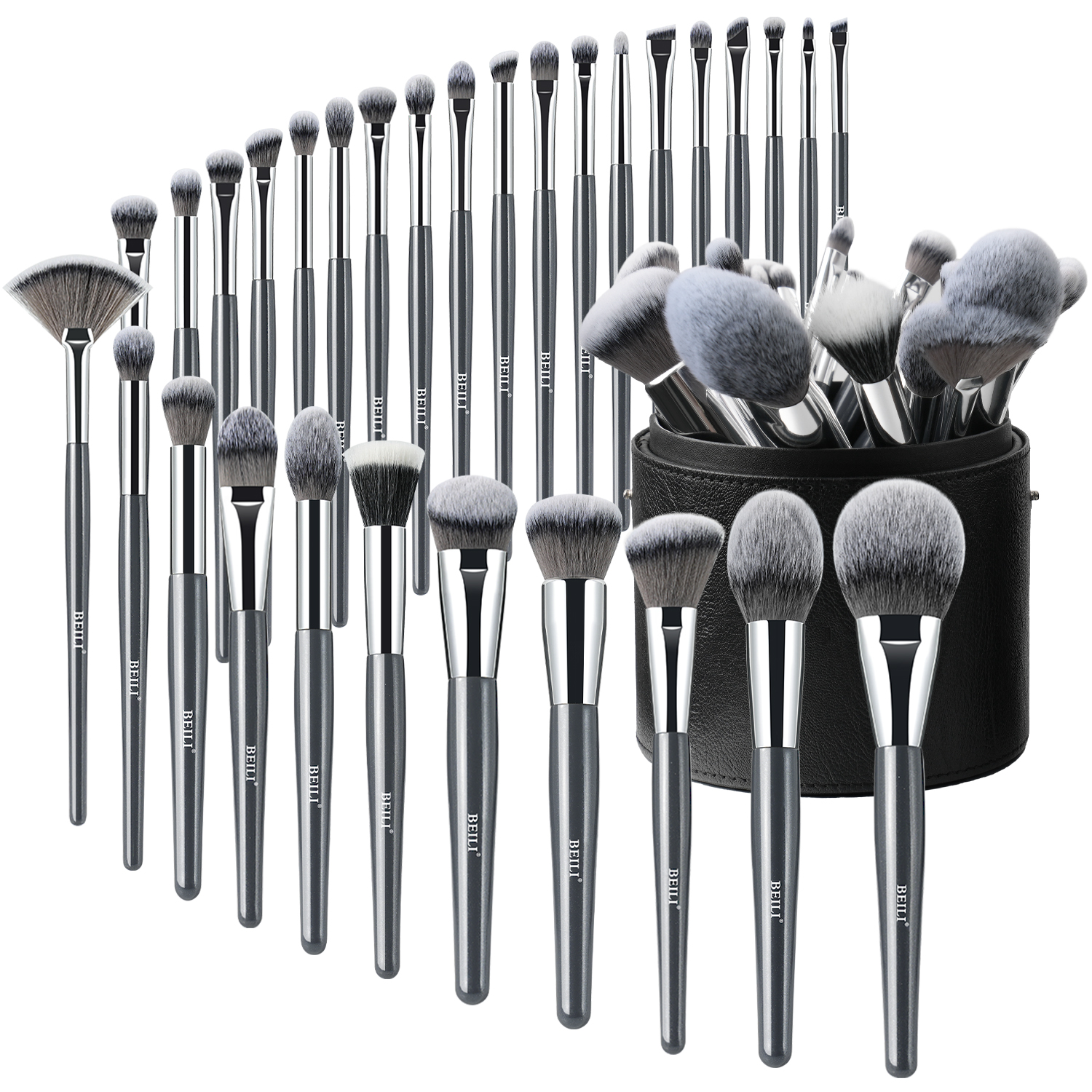 Hot Sale Cosmetics Brushes Set Private Label Synthetic Hair Luxury Professional 30PCS Powder Cosmetic Makeup Brush Sets
