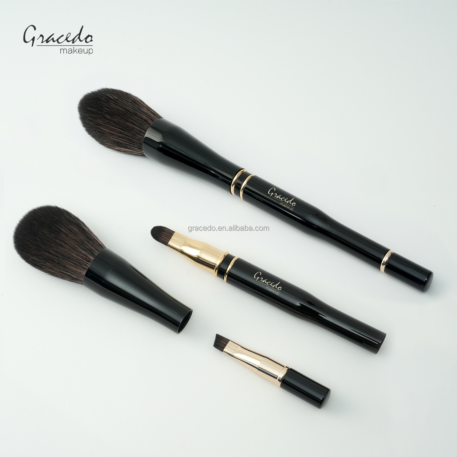 Gracedo Multi Functional Stretch Eco Friendly Material Portable Storage Makeup Brush Set for Travel and Business Trips