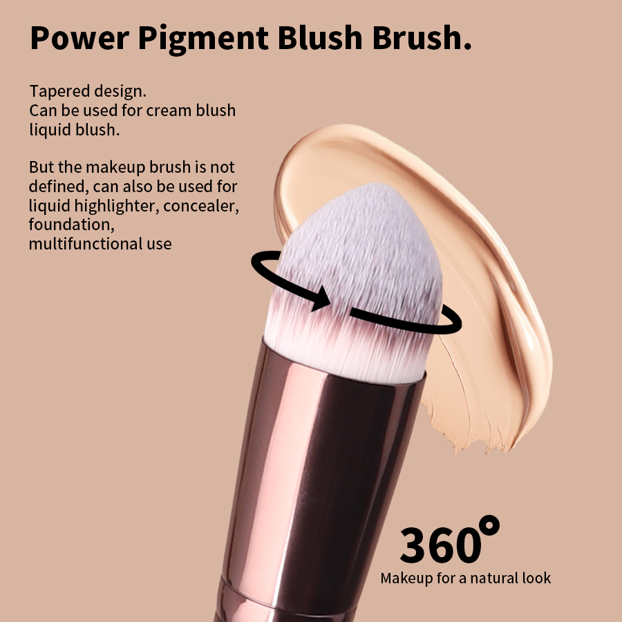 Dual-Ended Eye Makeup Brush Set with Triangle &amp; Finger Puffs | OEM Private Label Beauty Tools