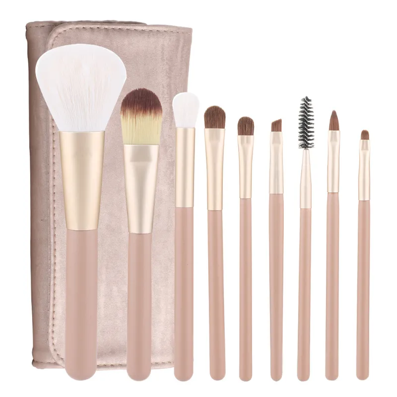 9PC New Best Selling Amazon Brushes Makeup Natural Hair High Quality Custom Own Brand Make up Brushes Set