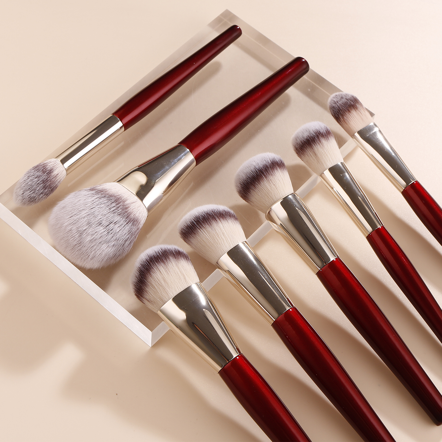 Wholesale Foundation Brush Set Makeup Set Cosmetic Contour Brush for Natural Makeup Tool