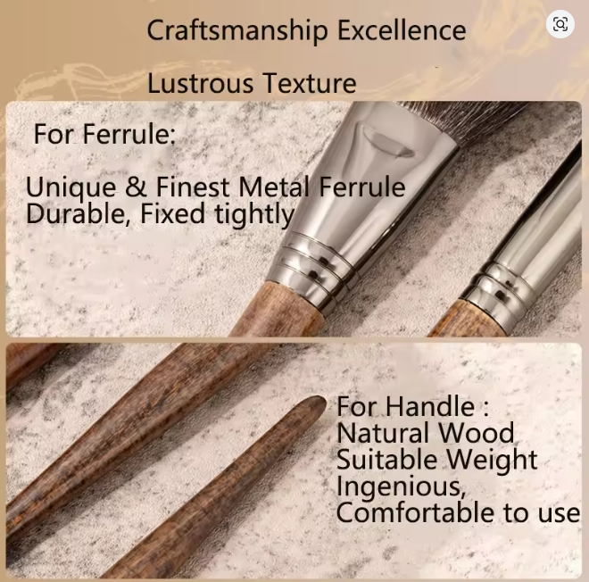 Durable Handle Soft Goat Hair Elegant Brush Set Makeup Daily Beauty Cosmetic Face and Eye Professional 22 Pcs Makeup Brush Set