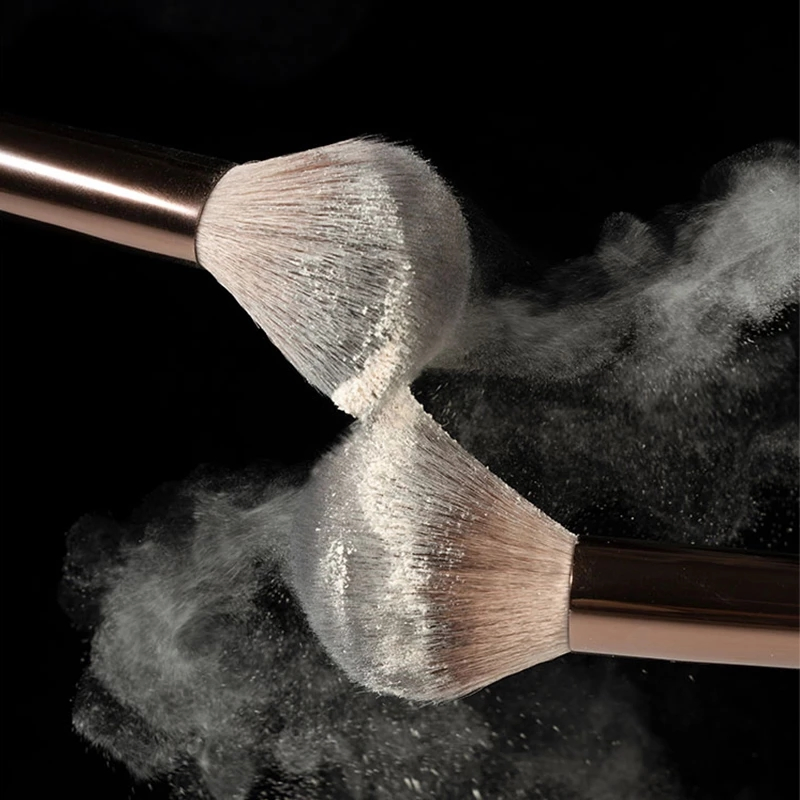 6 PCS Makeup Brushes Set Premium Synthetic Kabuki Foundation Blending Face Powder Mineral Eyeshadow Make up