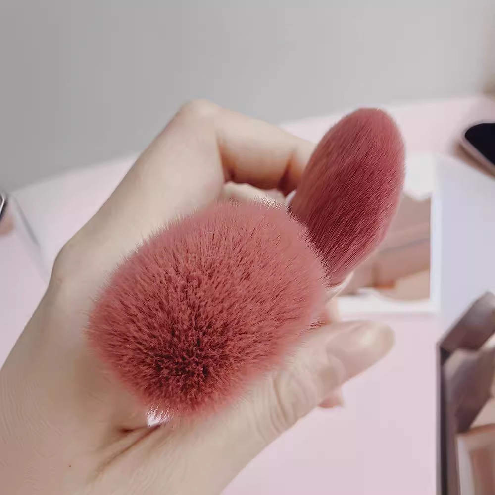 High Quality Eco-Friendly Synthetic Hair Makeup Brush Wholesale Plastic Handle Foundation Eyebrow Brush Set