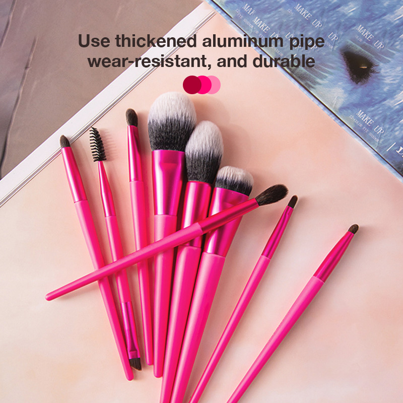 Rose Gold Premium Makeup Brush Set Professional Cosmetic Kit With Box Packaging OEM/ODM Custom Logo Face Powder Brushes