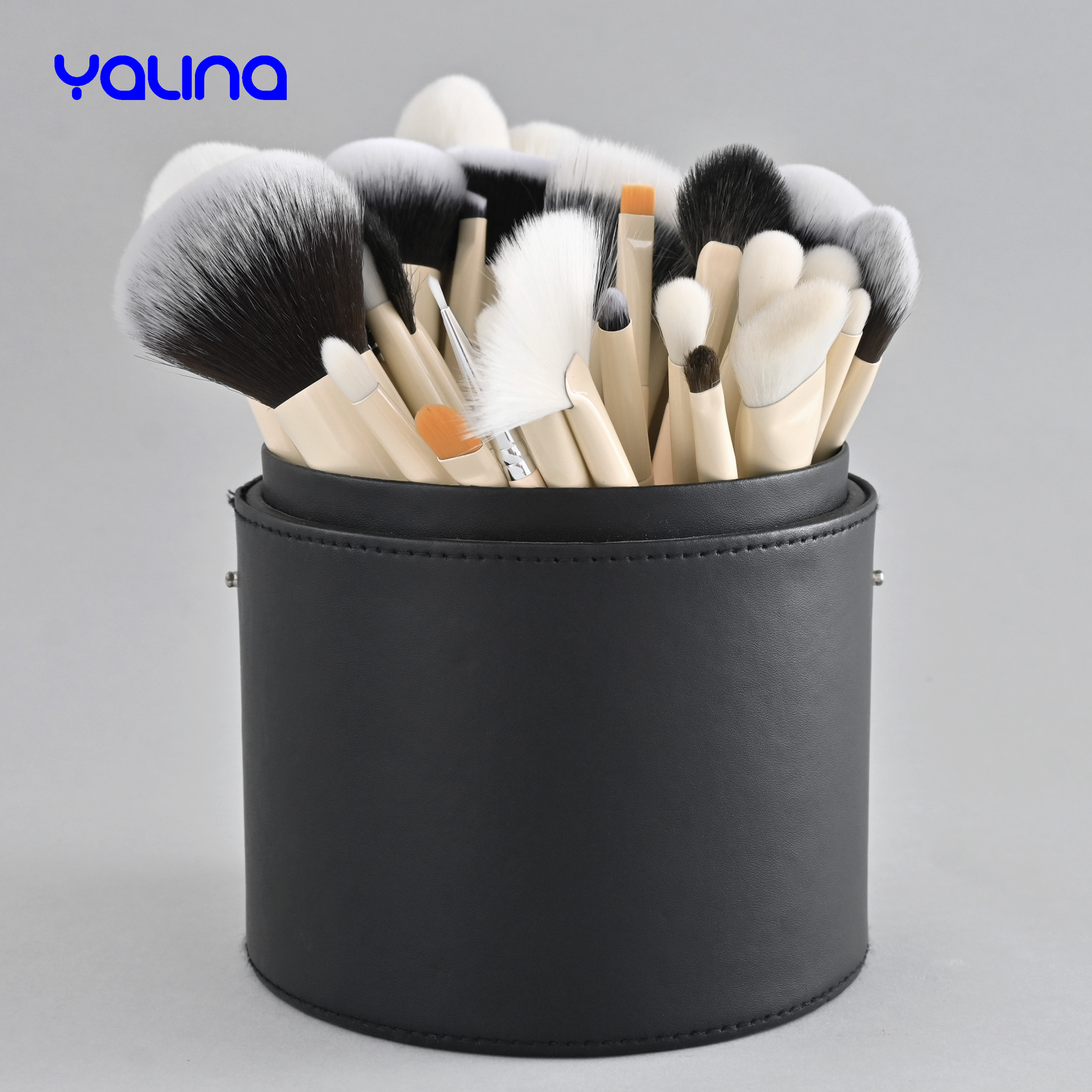 Professional Makeup Kit Face &amp; Eye Brush Set Synthetic Vegan Blush Powder Foundation Makeup Brush Set