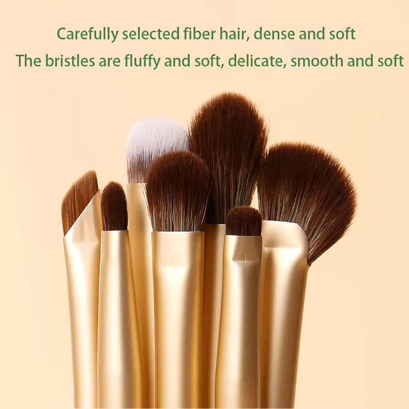 Complete Set of Makeup Tools Portable Makeup Brush 7-piece Kit Practical Blush/Highlight/Loose Powder/Foundation/Concealer Brush