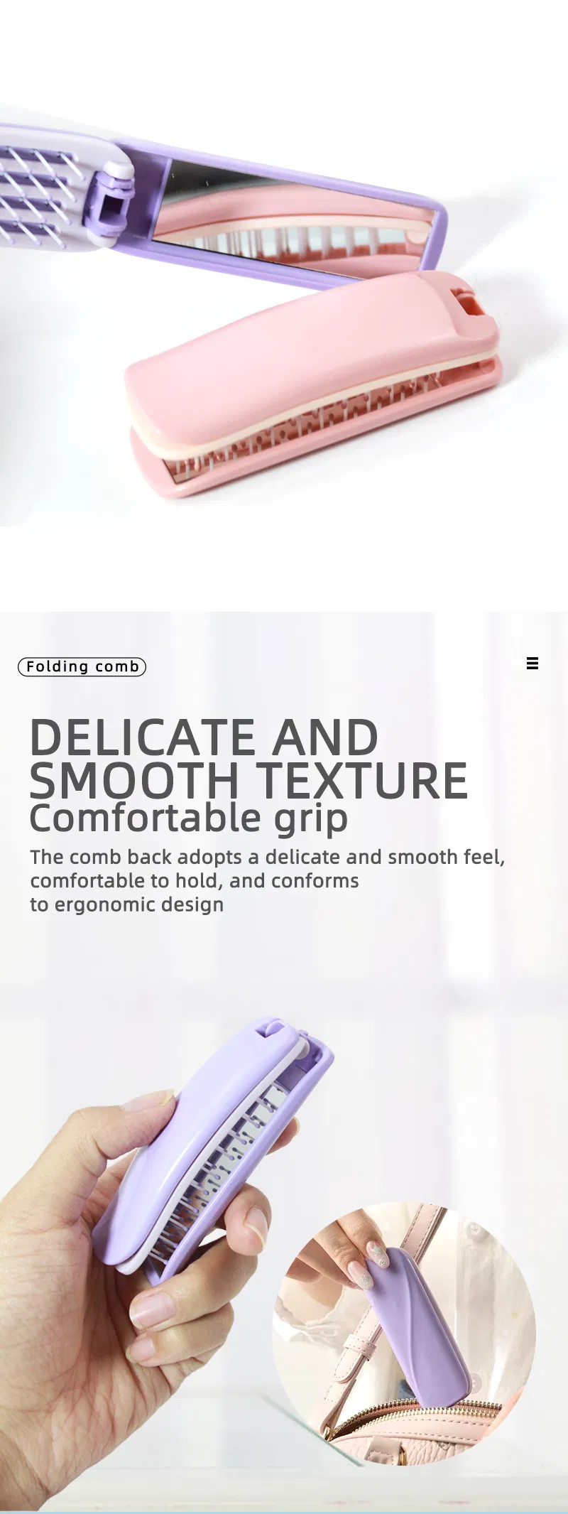 Mini Hair Comb Details