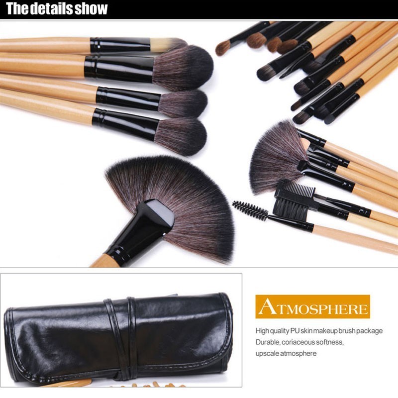 Professional 24PCS Cosmetics Brush 3 Color Makeup Brush Set Wholesale Makeup Brushes Set