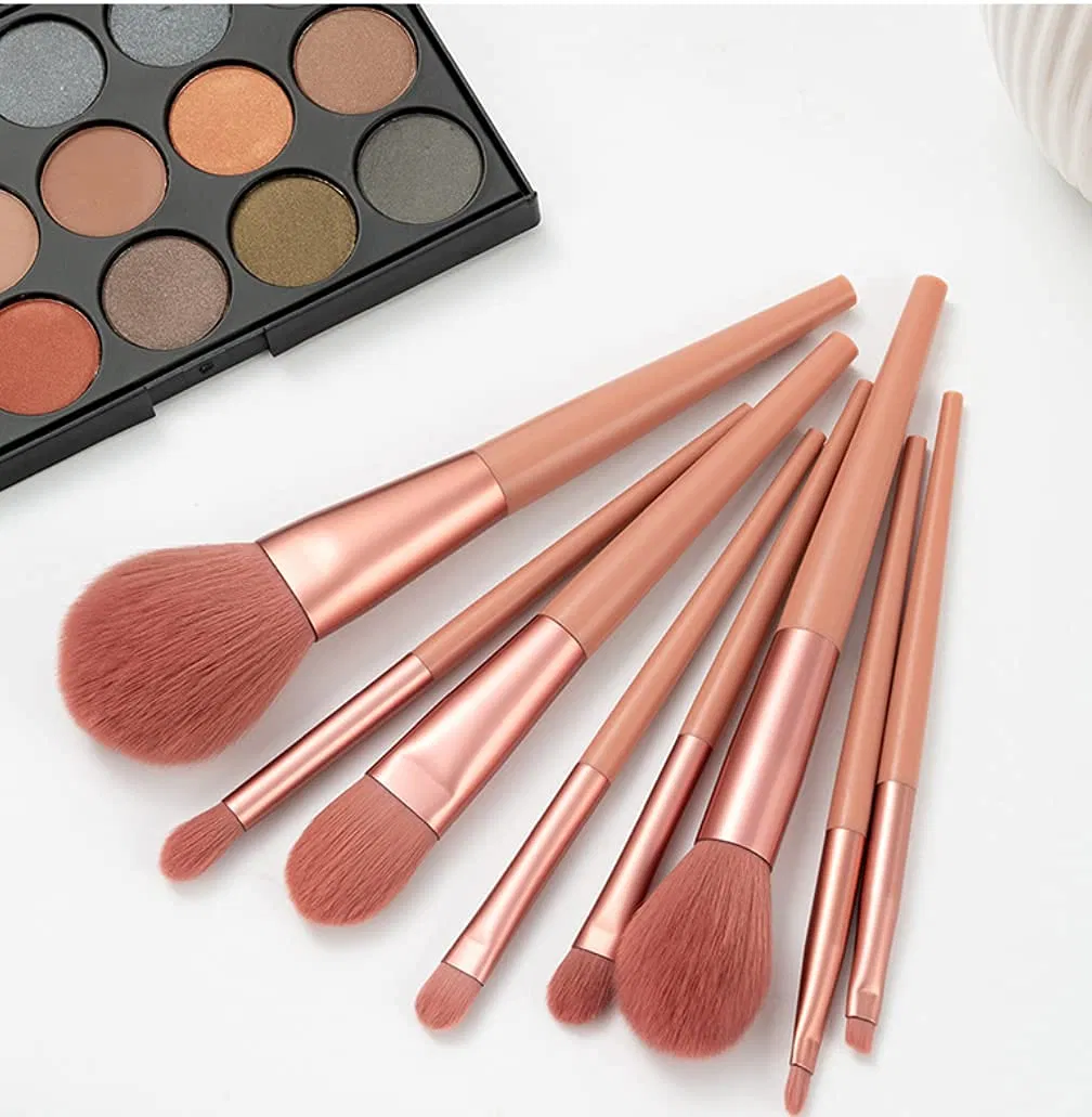8PCS Professional Makeup Brushes Premium Synthetic Foundation Powder Concealers Eye Shadow Makeup Brush Set