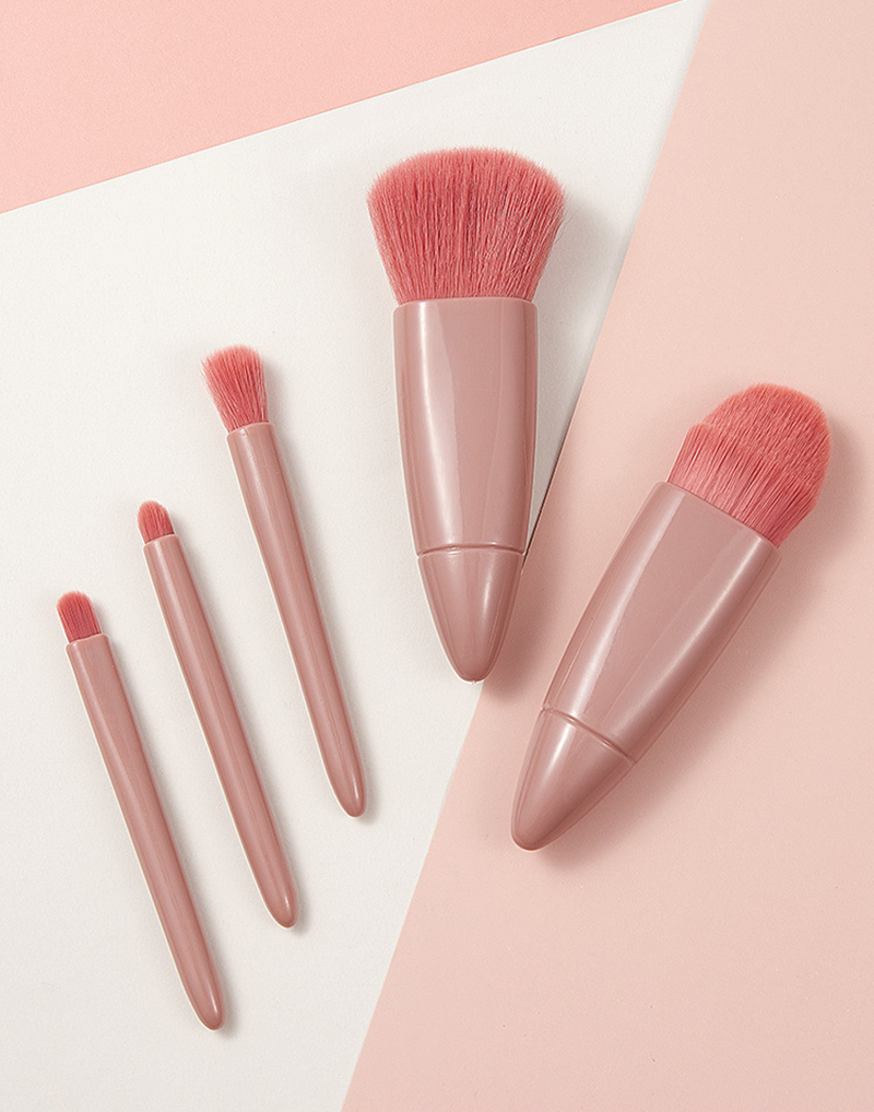 5Pcs Makeup Brushes Tool Set Cosmetic Powder Eye Shadow Foundation Blush Blending Soft Fluffy Make up Brush