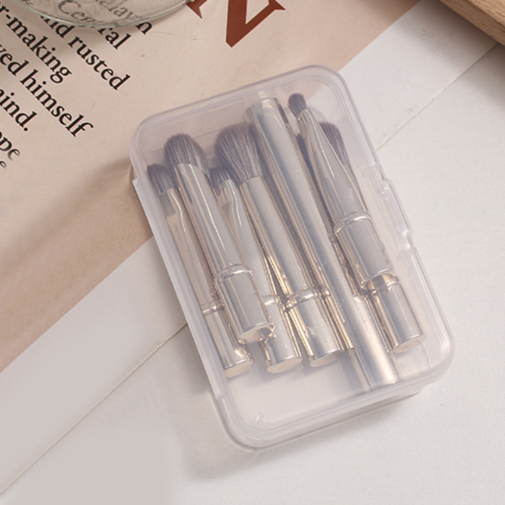 New Variety Portable Removable Replacement Head Pocket Portable Nose Shadow Concealer Eye Shadow Makeup Brush Set