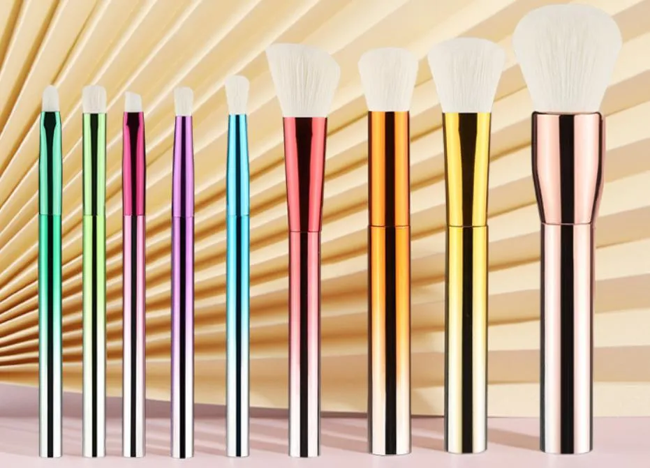 Best Makeup Brush Wholesale Plastic Handle Private Label Make up Tool Powder Contour Bueart Cosmetic Makeup Brushes Set
