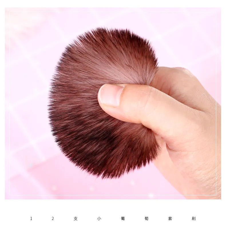 12PCS Facial Wholesale Private Label Make up Brush Set Detail 6