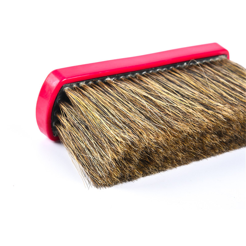 PVC Material Car Wash Brush Natural Soft Hog's Hair Bristle Hair Brush