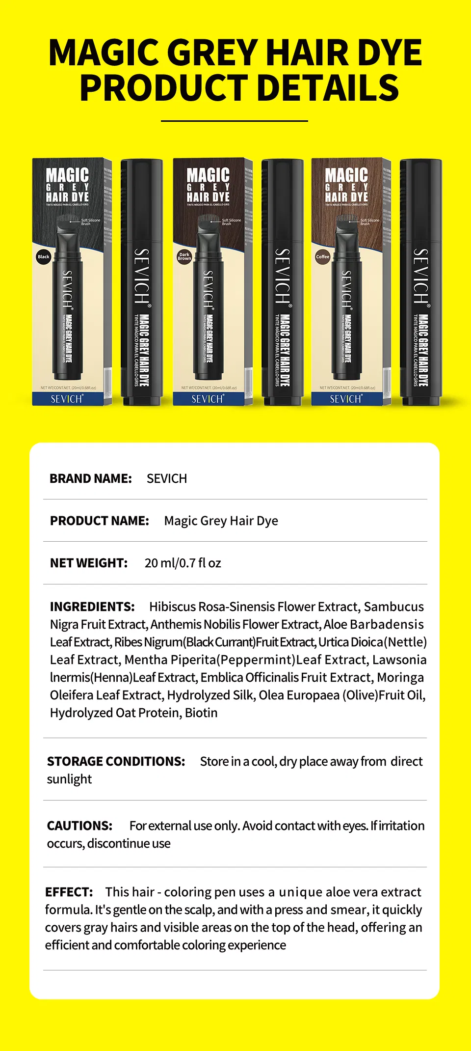 Professional Root Cover Up Color Pen Guide
