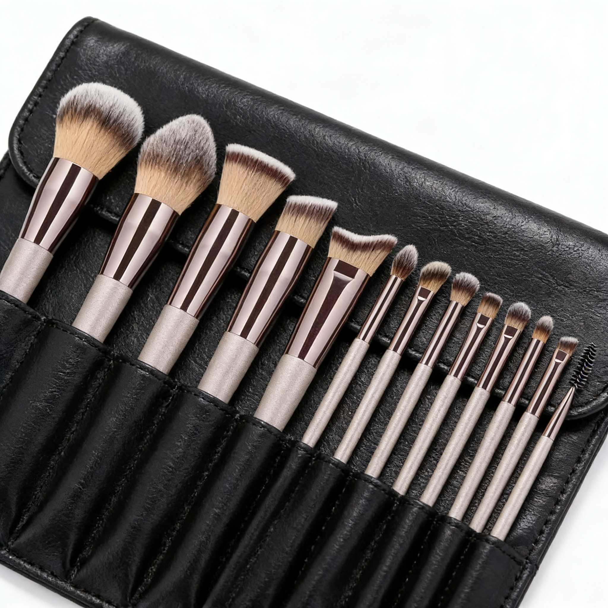 OEM Factory Custom Logo Synthetic Fibre Soft Touch Makeup Brushes Face Eye Full Coverage Beauty Professional Makeup Brush Set