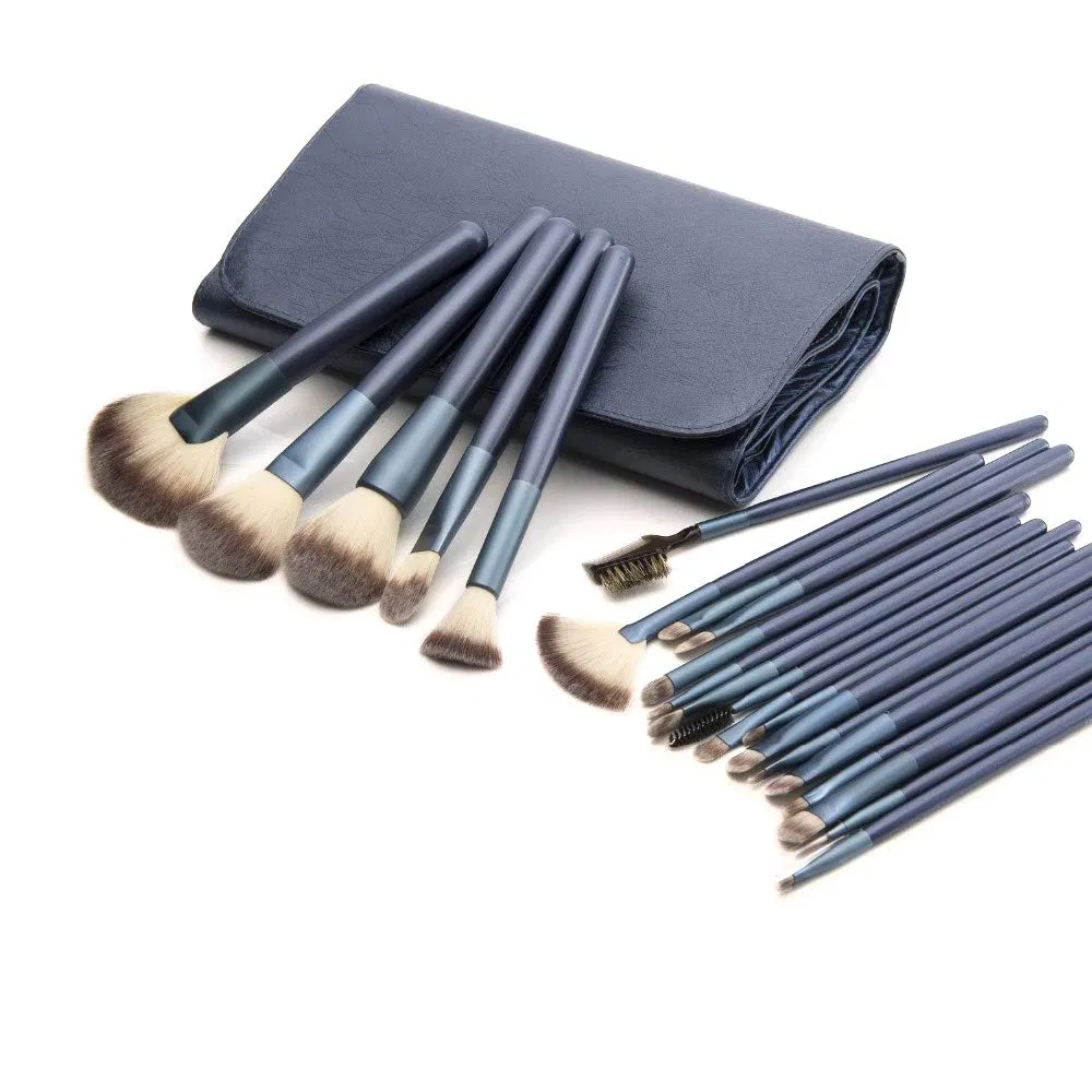 Beautichen Synthetic Blending Wooden Logo Make up Brush Set, Professional 22PCS Luxury Wholesale Custom Private Label Makeup Brushes Set
