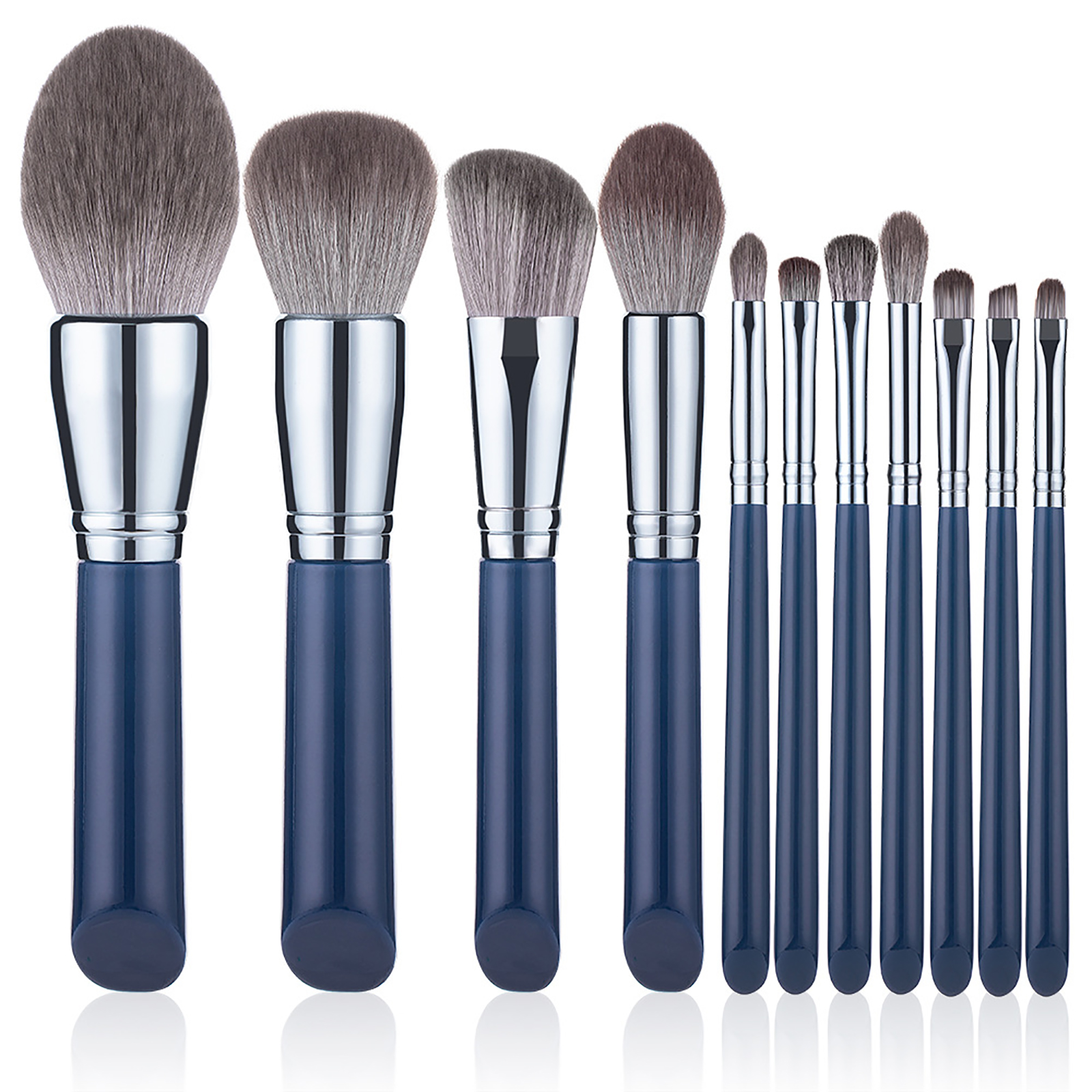 Custom Wholesaler Professional 11Pcs Synthetic Hair Single Brushes Series Private Label Makeup Brush Set