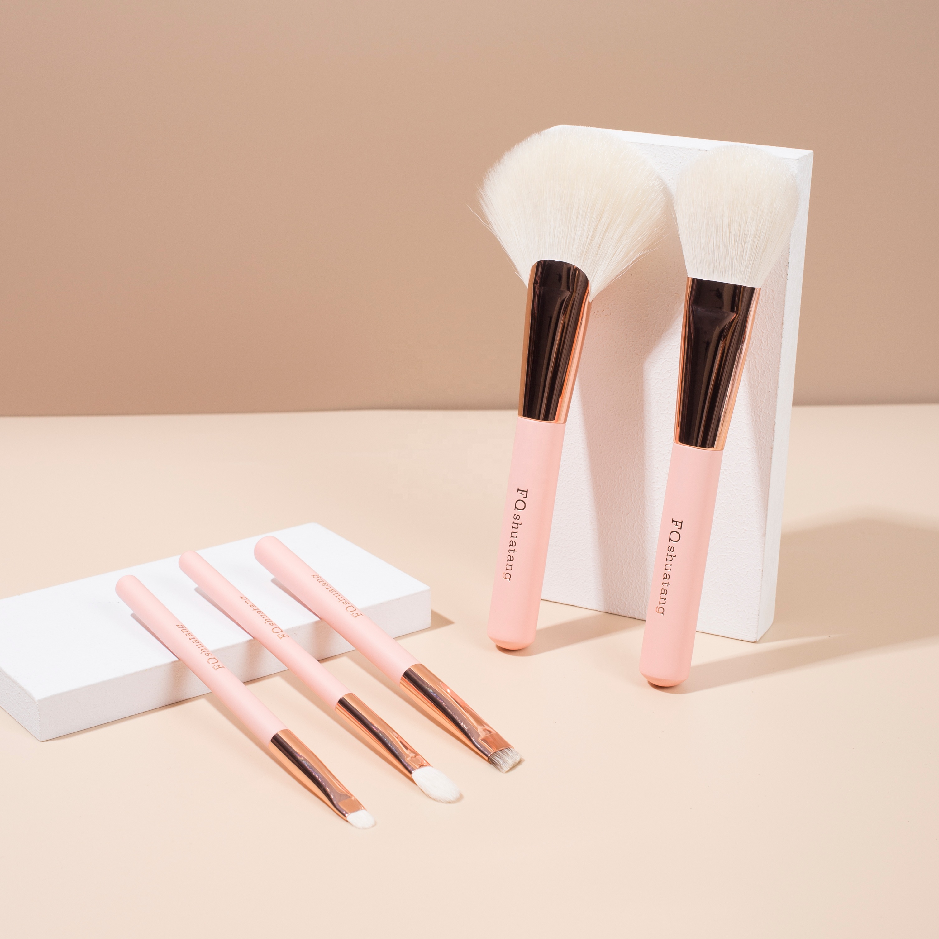 Premium XGF Goat Hair 5pcs Makeup Brush Set FQshuatang BSN05
