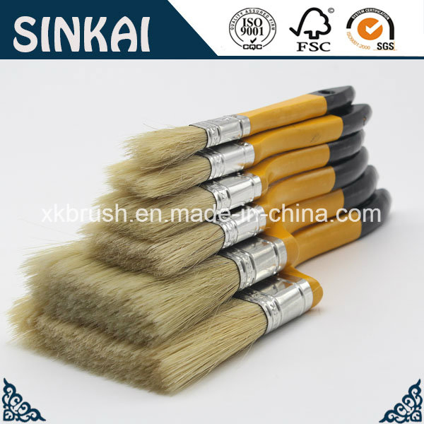 Natural Pig Hair Brush with Wooden Paintbrush
