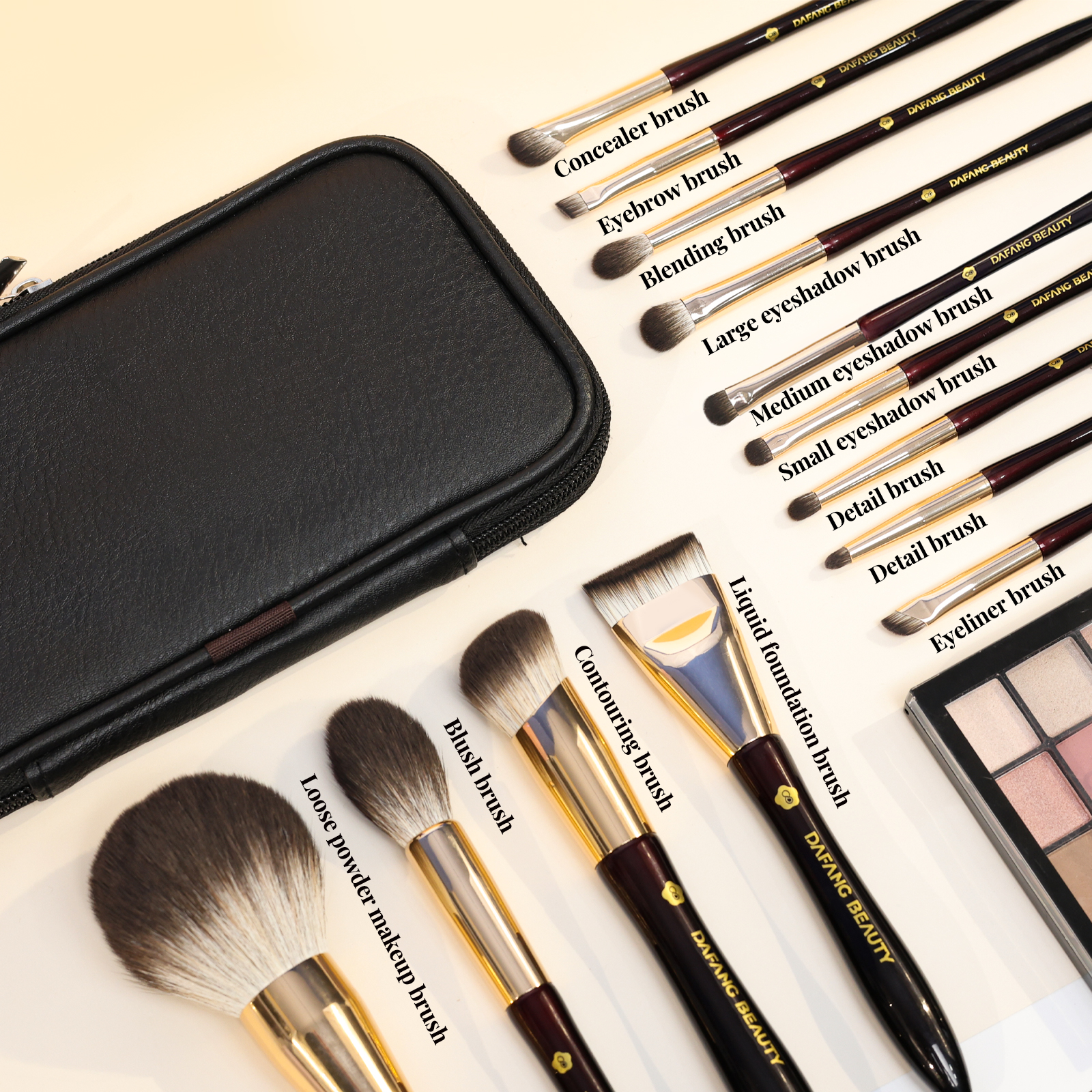 Premium Cosmetic Brushes Gift Set