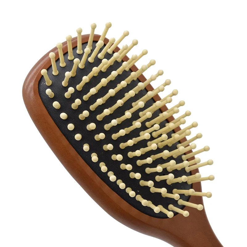 Boar Bristle Hair Brush Natural Beech Comb Hairbrush Massage Brushes