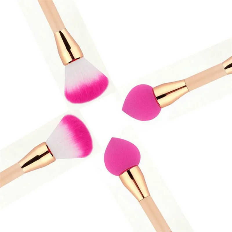 Double Ends Multifunction Makeup Blending Powder and Foundation Brush