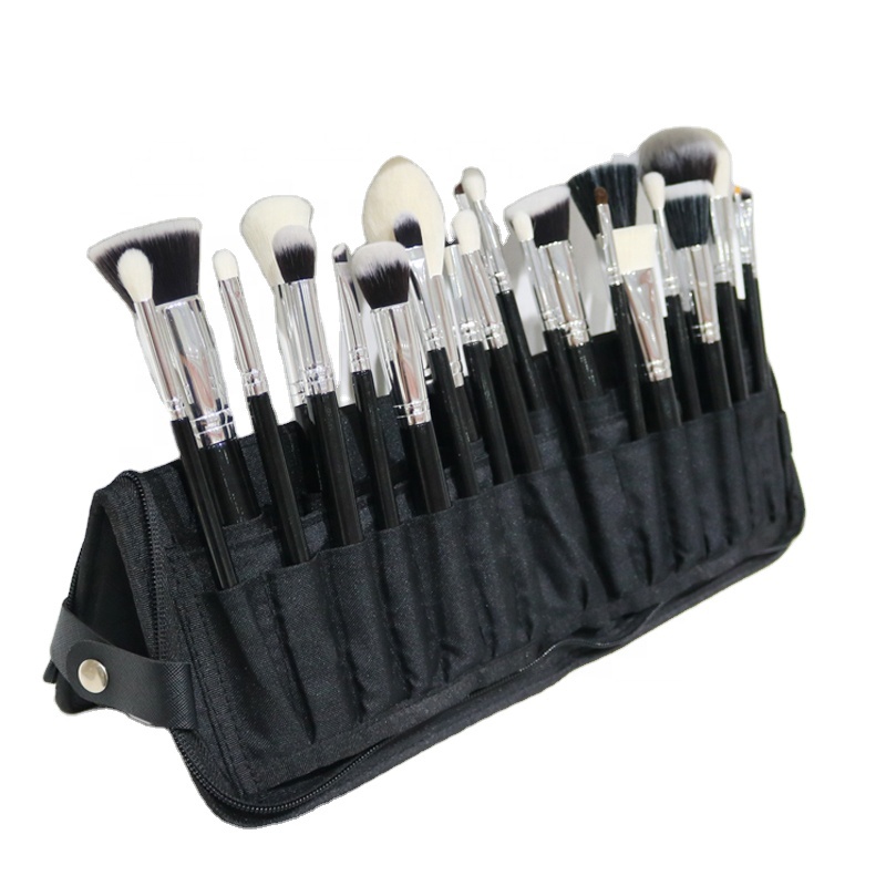 25pcs Brush Make Set up Black Luxury Makeup Brush Set Kit Wholesale Wood Handle Private Label Foundation Cosmetic Brushes