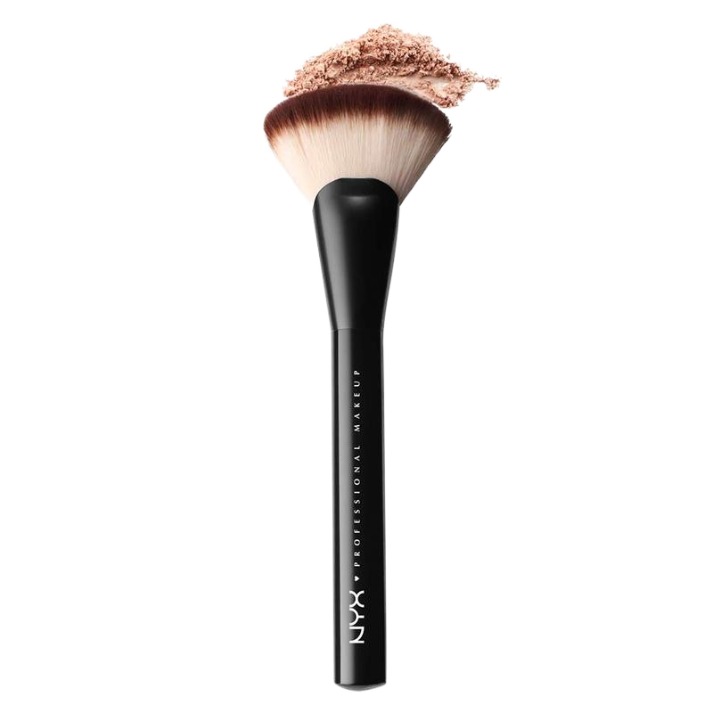Premium Professional Makeup Brush Set Starry Black Wooden Handle Synthetic Hair Fan Style Foundation Concealer Eyeliner for Face