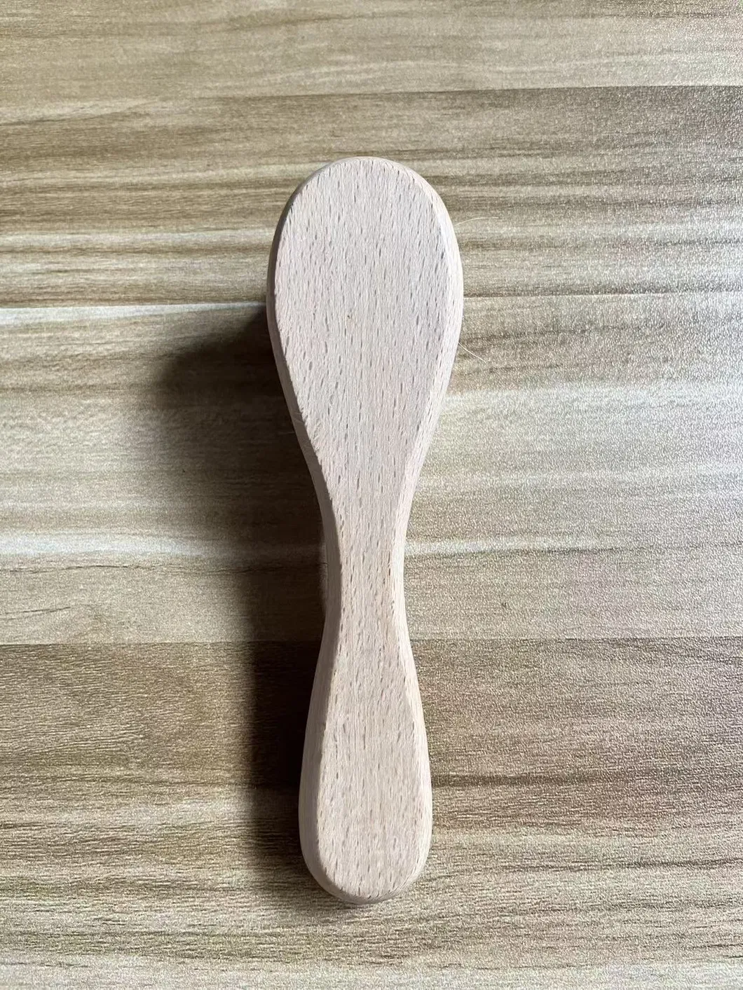 Wooden Baby Hair Brush Real Display 1