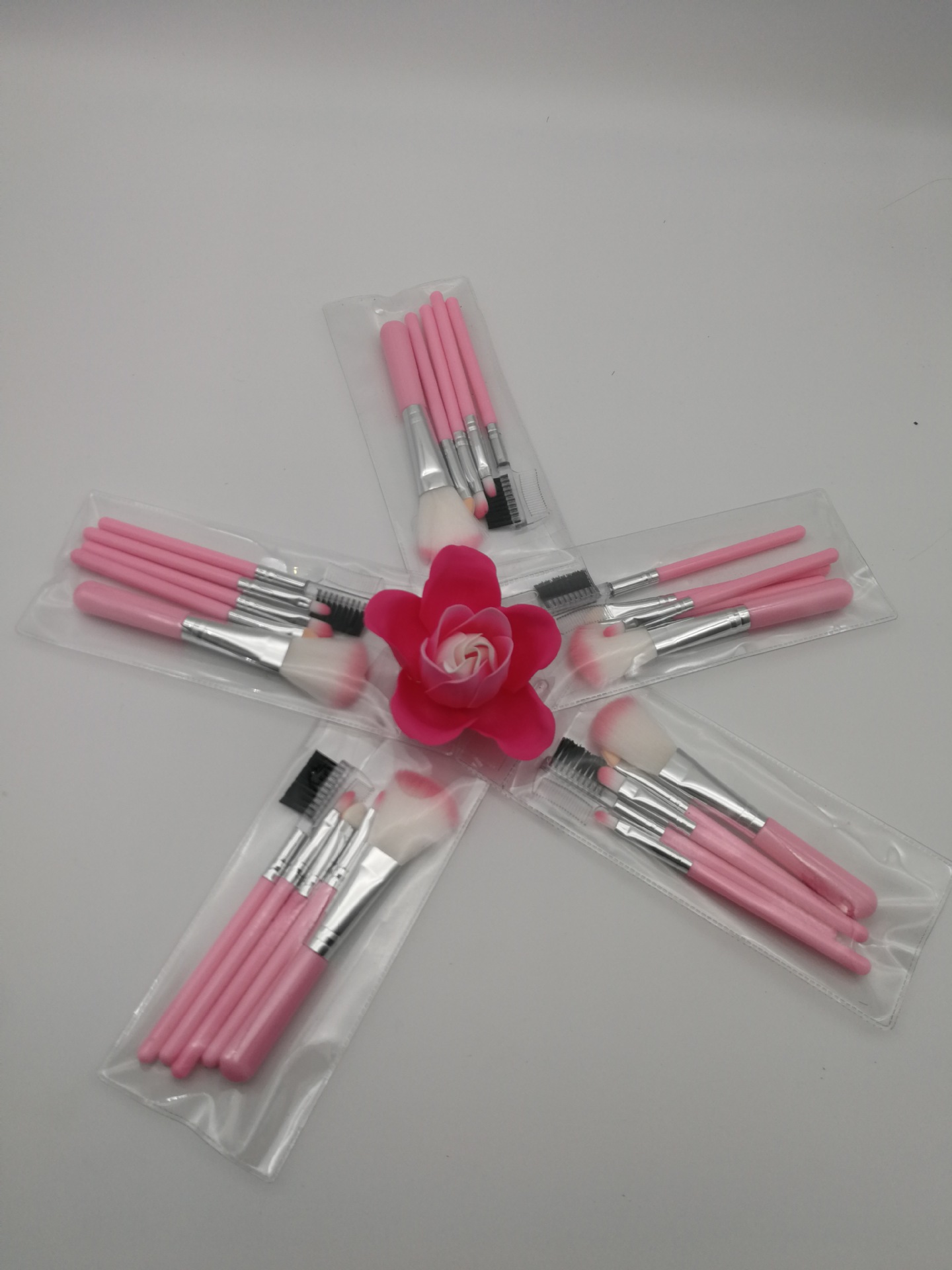 Professional Pink Makeup Brushes Set 2