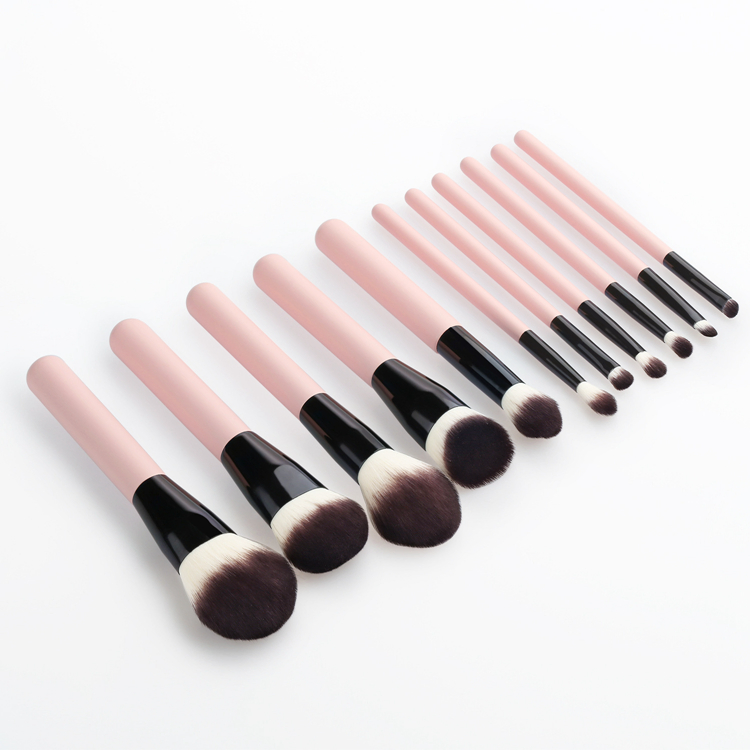Makeup Brush Set Professional 11PCS Wholesale Pink Makeup Brush Set for Women Makeup Set