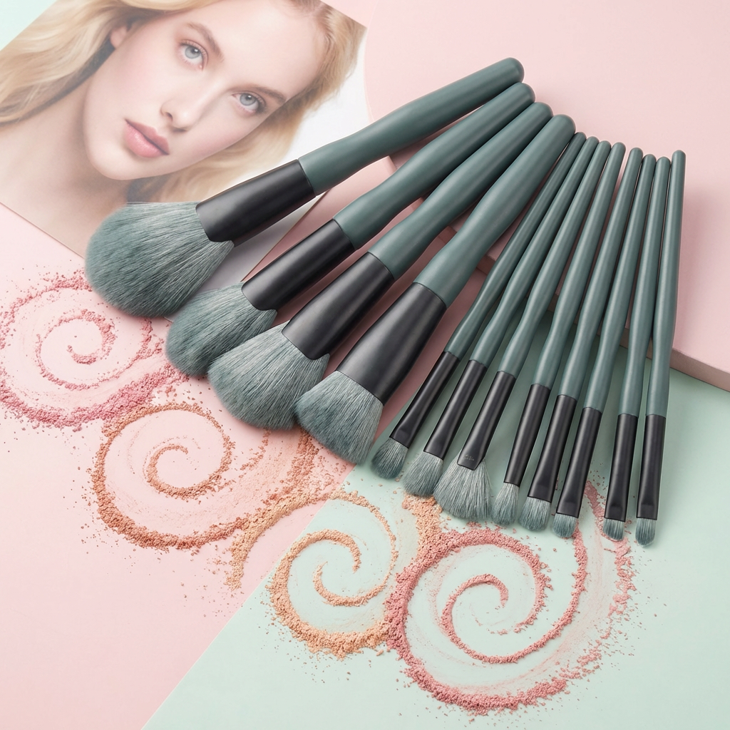 Professional Synthetic Beauty Makeup Brush Eyeshadow &amp; Foundation Brushes | Professional Cosmetic Tools Collection