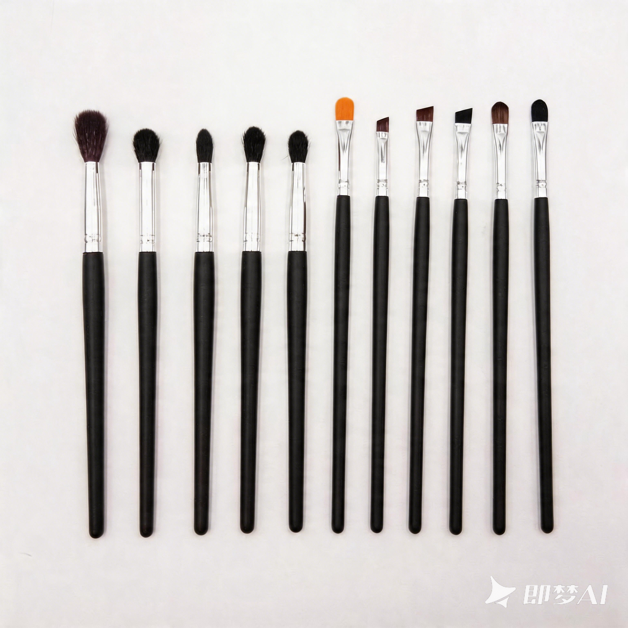 Luxury Shiny Diamond Makeup Brushes Set Flat Foundation Powder Makeup Brush