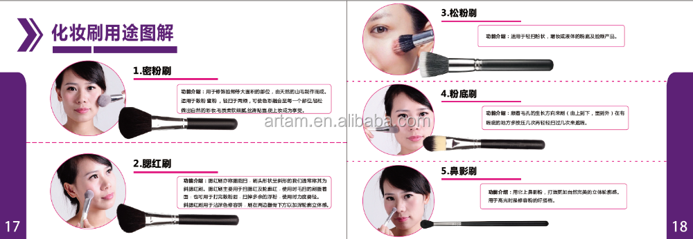 Makeup Brush Illustration Section 1
