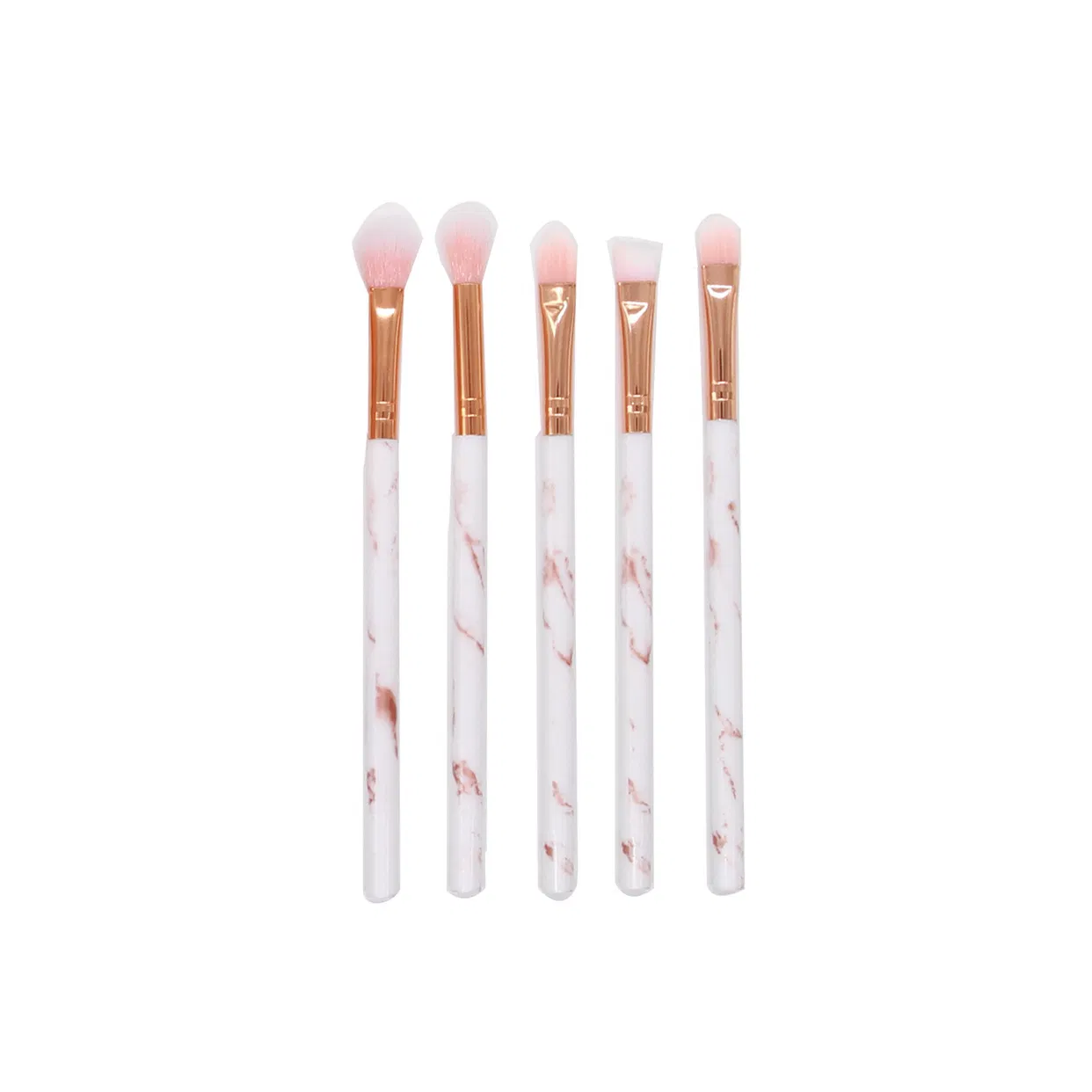 Beautichen 10PCS Marble Make up Brushes High End Vegan Short Handle Custom Logo Private Label Pink Makeup Brush Set