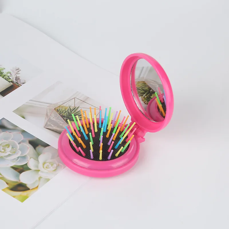 Folding Hair Brush Mirror 11