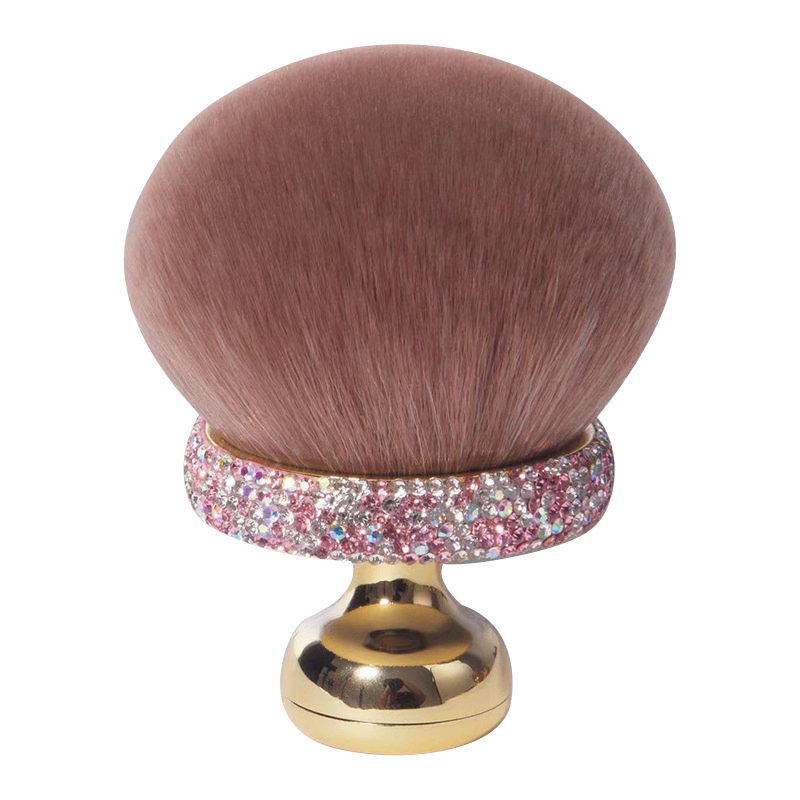 Beautichen Luxury Makeup Brushes – Soft Bristles with Gold &amp; Silver Handles, Crystal Accent Design – Perfect for Powder, Blush &amp; More