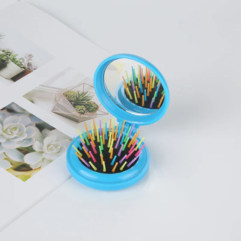 Folding Hair Brush Mirror 9