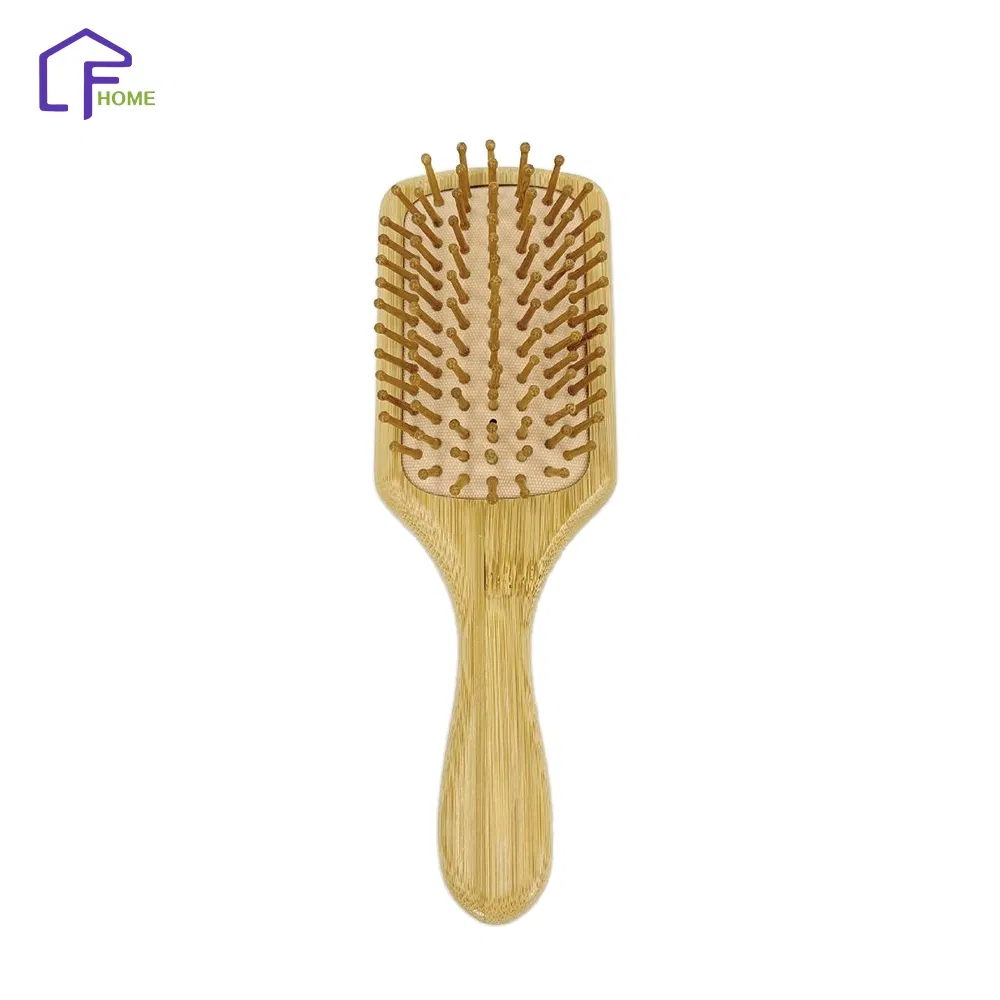 Natural Bristle Anti Static Massage Wooden Hair Brush