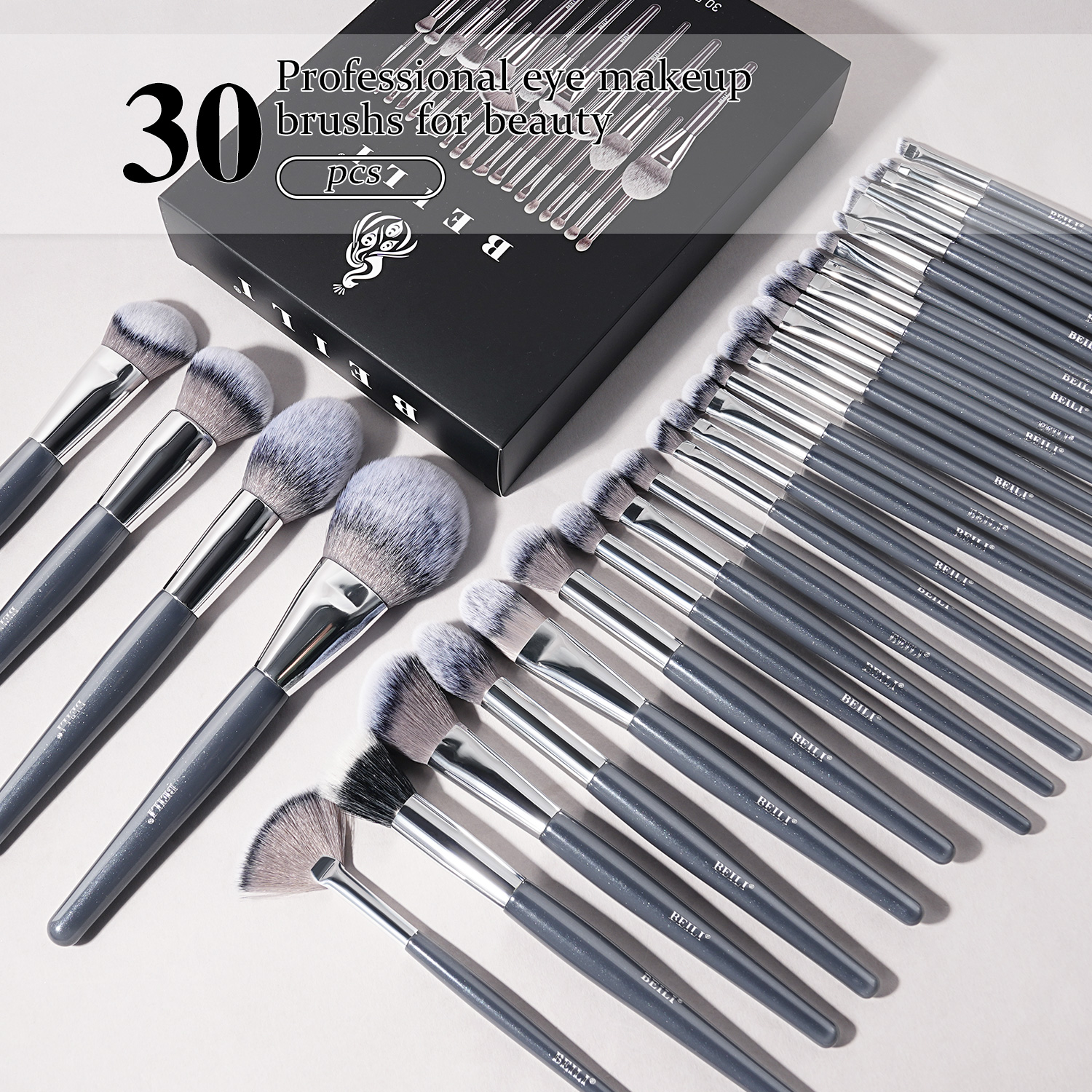 Hot Sale Cosmetics Brushes Set Private Label Synthetic Hair Luxury Professional 30PCS Powder Cosmetic Makeup Brush Sets