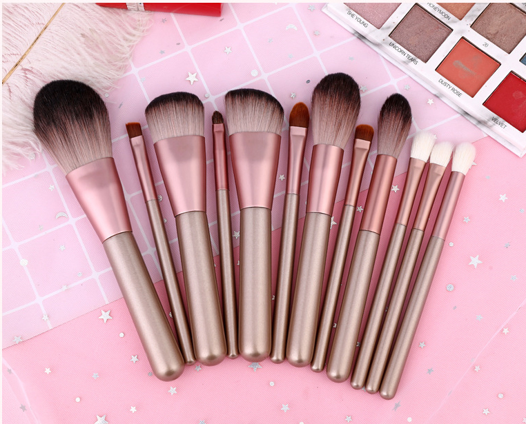 12PCS Facial Wholesale Private Label Make up Brush Set